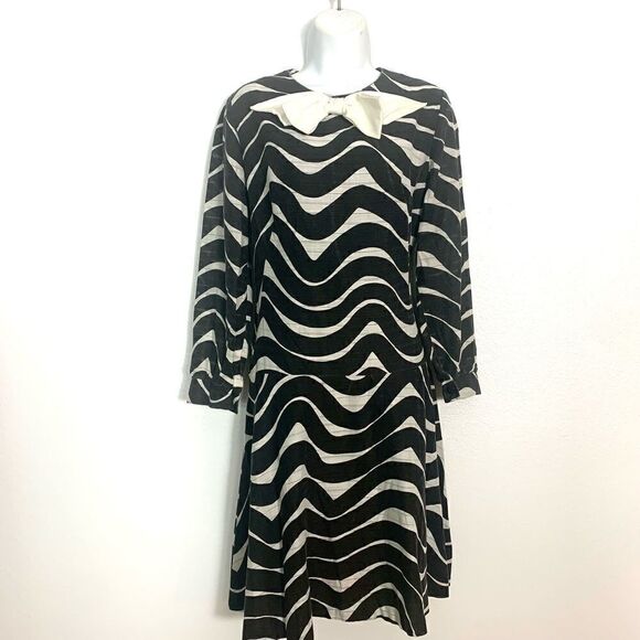 Vintage Dresses & Skirts - Vintage 70’s Drop Waist Retro Psychedelic Dress